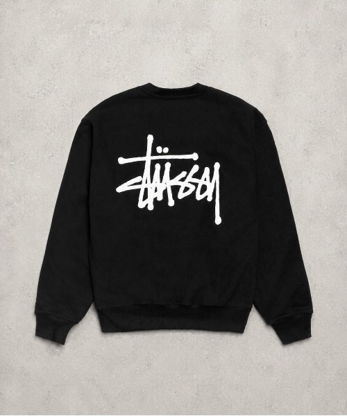 STUSSY(ステューシー)の「【STUSSY】ステューシー BASIC LOGO RAISING OF SWEAT ロゴ スウェット トレーナー(スウェット・メンズ・グレー/ブラック・MEDIUM/LARGE/X-LARGE)」の11枚目の写真