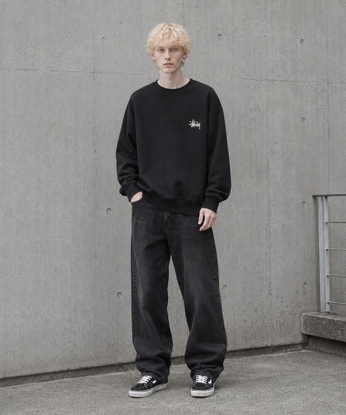 セール】【STUSSY】ステューシー BASIC LOGO RAISING OF SWEAT ロゴ