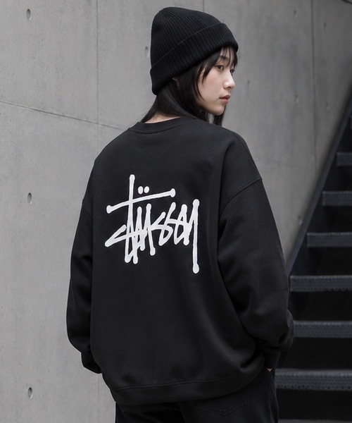 STUSSY(ステューシー)の「【STUSSY】ステューシー BASIC LOGO RAISING OF SWEAT ロゴ スウェット トレーナー(スウェット・メンズ・グレー/ブラック・MEDIUM/LARGE/X-LARGE)」の15枚目の写真
