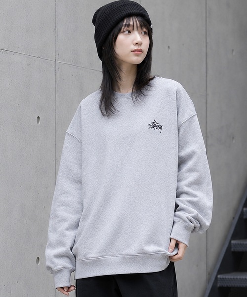 STUSSY(ステューシー)の「【STUSSY】ステューシー BASIC LOGO RAISING OF SWEAT ロゴ スウェット トレーナー(スウェット・メンズ・グレー/ブラック・MEDIUM/LARGE/X-LARGE)」の17枚目の写真
