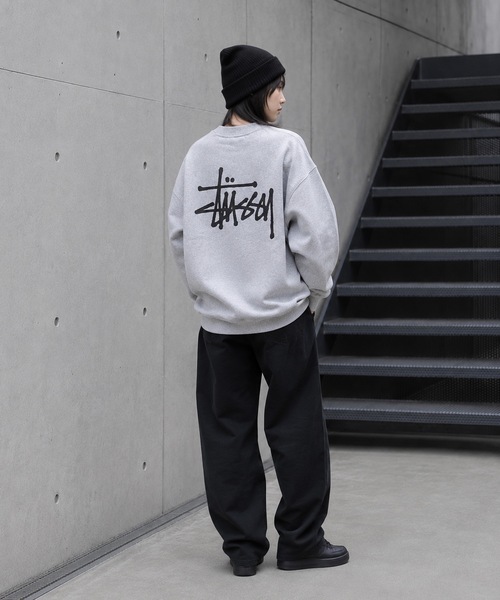 STUSSY(ステューシー)の「【STUSSY】ステューシー BASIC LOGO RAISING OF SWEAT ロゴ スウェット トレーナー(スウェット・メンズ・グレー/ブラック・MEDIUM/LARGE/X-LARGE)」の18枚目の写真