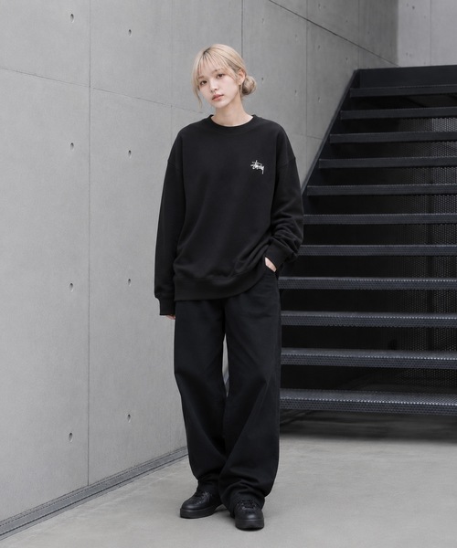STUSSY(ステューシー)の「【STUSSY】ステューシー BASIC LOGO RAISING OF SWEAT ロゴ スウェット トレーナー(スウェット・メンズ・グレー/ブラック・MEDIUM/LARGE/X-LARGE)」の20枚目の写真
