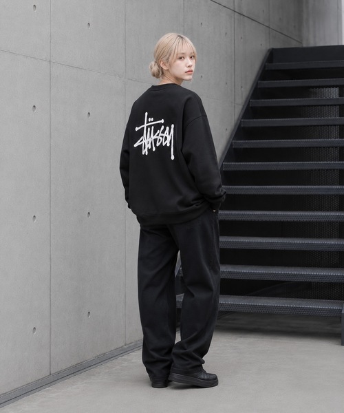 STUSSY(ステューシー)の「【STUSSY】ステューシー BASIC LOGO RAISING OF SWEAT ロゴ スウェット トレーナー(スウェット・メンズ・グレー/ブラック・MEDIUM/LARGE/X-LARGE)」の22枚目の写真