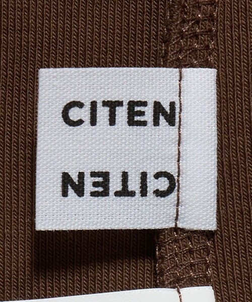 CITEN(シテン)の「<CITEN>カップ付きトリムタンク(タンクトップ・レディース・ダークグレー/ホワイト/ダークブラウン・FREE)」の10枚目の写真