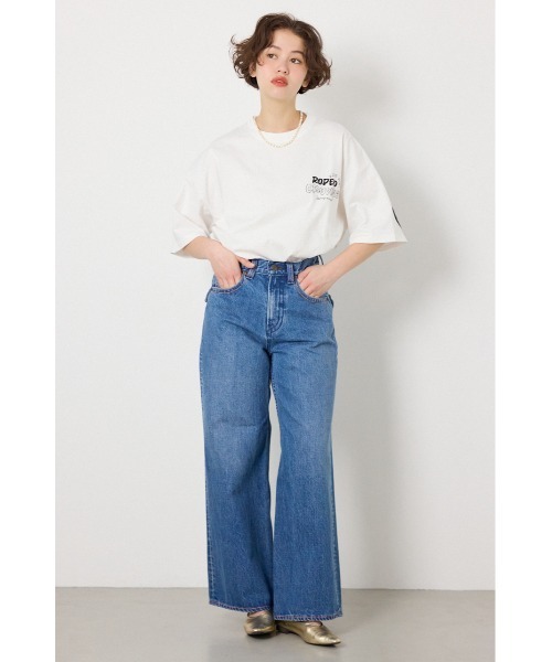 RODEO CROWNS WIDE BOWL（ロデオクラウンズワイドボウル）の「カラーステッチダボパンツ（デニムパンツ・レディース・ブルー/ブラック・SMALL/MEDIUM）」の22枚目の写真