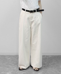 センターシーム ワイドストレートデニム CENTER SEAM WIDE STRAIGHT DENIM