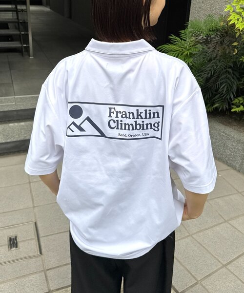 Franklin Climbing(フランクリンクライミング)の「【Franklin Climbing】essentialバックプリントポロシャツ(ポロシャツ・メンズ・ベージュ/ブラック/ホワイト/サックスブルー・LARGE/MEDIUM)」の21枚目の写真