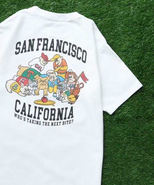 The Endless Summer(エンドレスサマー)の「TES ALLSTAR COLLEGE T-SHIRT/ Tシャツ(Tシャツ/カットソー・メンズ・ホワイト/アイボリー/ライトグレー/ピンク・SMALL/MEDIUM/LARGE/X-LARGE/XX-LARGE)」の2枚目の写真