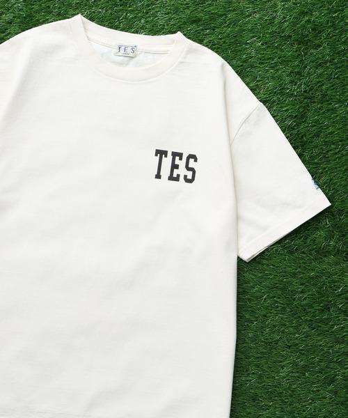 The Endless Summer(エンドレスサマー)の「TES ALLSTAR COLLEGE T-SHIRT/ Tシャツ(Tシャツ/カットソー・メンズ・ホワイト/アイボリー/ライトグレー/ピンク・SMALL/MEDIUM/LARGE/X-LARGE/XX-LARGE)」の8枚目の写真