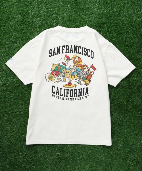 The Endless Summer(エンドレスサマー)の「TES ALLSTAR COLLEGE T-SHIRT/ Tシャツ(Tシャツ/カットソー・メンズ・ホワイト/アイボリー/ライトグレー/ピンク・SMALL/MEDIUM/LARGE/X-LARGE/XX-LARGE)」の10枚目の写真