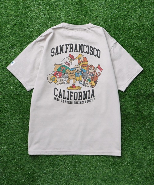 The Endless Summer(エンドレスサマー)の「TES ALLSTAR COLLEGE T-SHIRT/ Tシャツ(Tシャツ/カットソー・メンズ・ホワイト/アイボリー/ライトグレー/ピンク・SMALL/MEDIUM/LARGE/X-LARGE/XX-LARGE)」の11枚目の写真