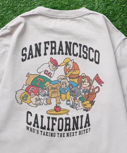 The Endless Summer(エンドレスサマー)の「TES ALLSTAR COLLEGE T-SHIRT/ Tシャツ(Tシャツ/カットソー・メンズ・ホワイト/アイボリー/ライトグレー/ピンク・SMALL/MEDIUM/LARGE/X-LARGE/XX-LARGE)」の15枚目の写真