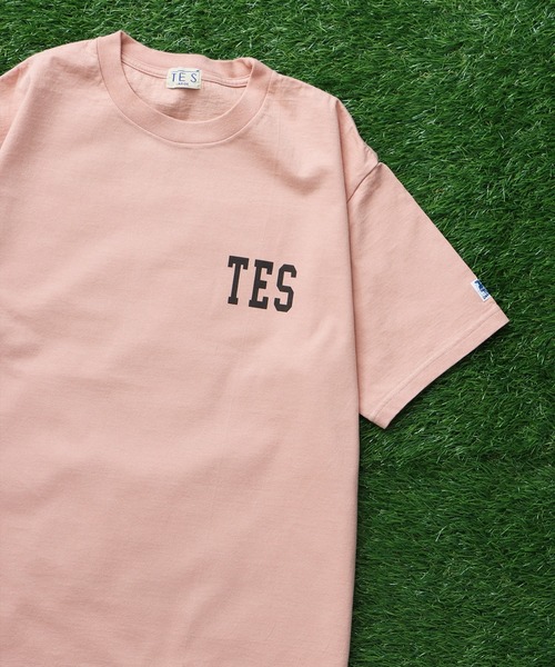 The Endless Summer(エンドレスサマー)の「TES ALLSTAR COLLEGE T-SHIRT/ Tシャツ(Tシャツ/カットソー・メンズ・ホワイト/アイボリー/ライトグレー/ピンク・SMALL/MEDIUM/LARGE/X-LARGE/XX-LARGE)」の17枚目の写真