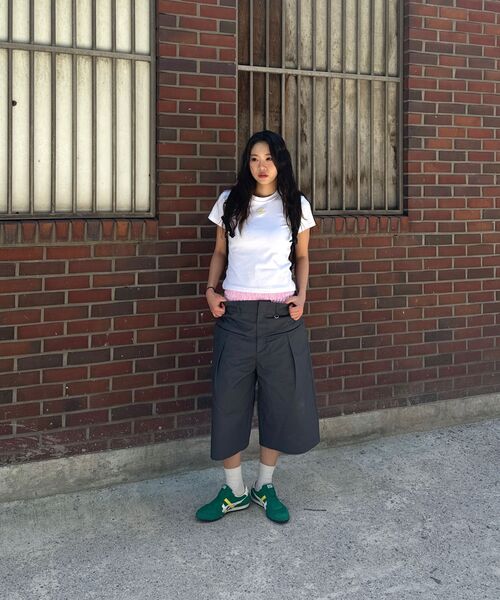 ABEEHUMS(アビハムズ)の「ビビロゴスリムフィット半袖Tシャツ ABH355-113 イエロー(Tシャツ/カットソー・レディース・イエロー・SMALL/MEDIUM/LARGE)」の7枚目の写真