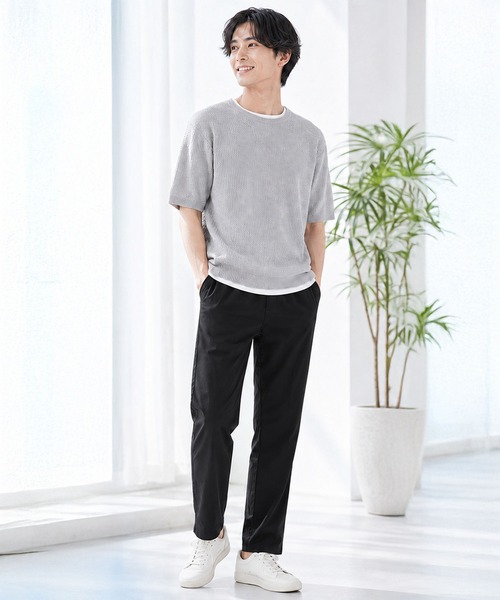 ヒヤロン（ヒヤロン）の「【ヒヤロン】メンズ イージーパンツ ひんやり 冷感（その他パンツ・メンズ・グレー/ブラック/ベージュ・M/LL/L）」の9枚目の写真