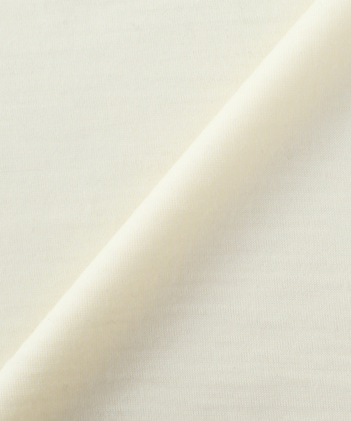 EDIFICE(エディフィス)の「ETS.MATERIAUX(マテリオ) wool boat neck Tシャツ(Tシャツ/カットソー・メンズ・ホワイト・MEDIUM/LARGE)」の5枚目の写真