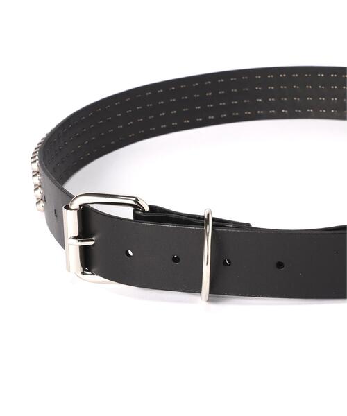 ADAM PATEK(アダムパテック)の「ADAMPATEK/アダムパテック/Studs Belt Cylinder(ベルト・メンズ・ブラック・F)」の4枚目の写真