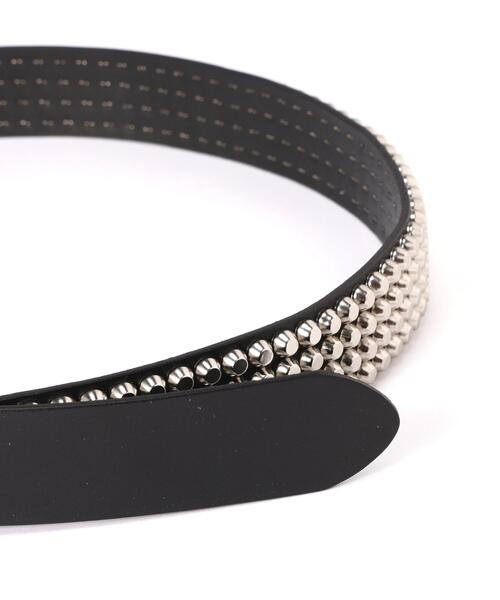 ADAM PATEK(アダムパテック)の「ADAMPATEK/アダムパテック/Studs Belt Cylinder(ベルト・メンズ・ブラック・F)」の5枚目の写真