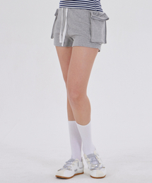 BANDING 3D POCKET PANTS(GRAY)