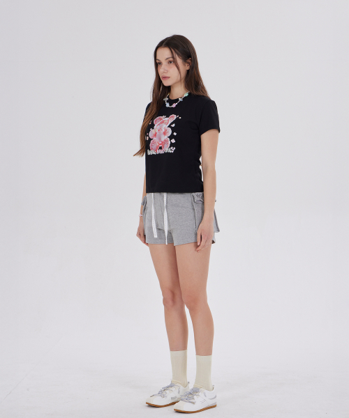 DYSFUNCT(ディスファンクト)の「BANDING 3D POCKET PANTS(GRAY)(その他パンツ・レディース・その他・FREE)」の2枚目の写真