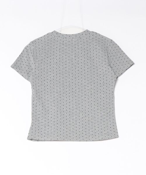 MEMECLE(メメクル)の「【 MEMECLE / メメクル 】ドットロゴプリントTシャツ(Tシャツ/カットソー・レディース・ネイビー/ホワイト/レッド/グレー・FREE)」の6枚目の写真
