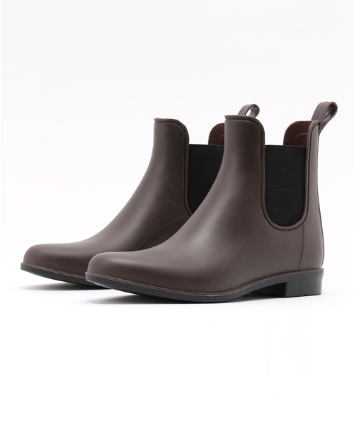 earth music&ecology(アースミュージックアンドエコロジー)の「【2016Summer】サイドゴアレインブーツ(レインシューズ・レディース・ブラック/ブラウン・23.5cm/23cm/24cm/22.5cm)」の1枚目の写真