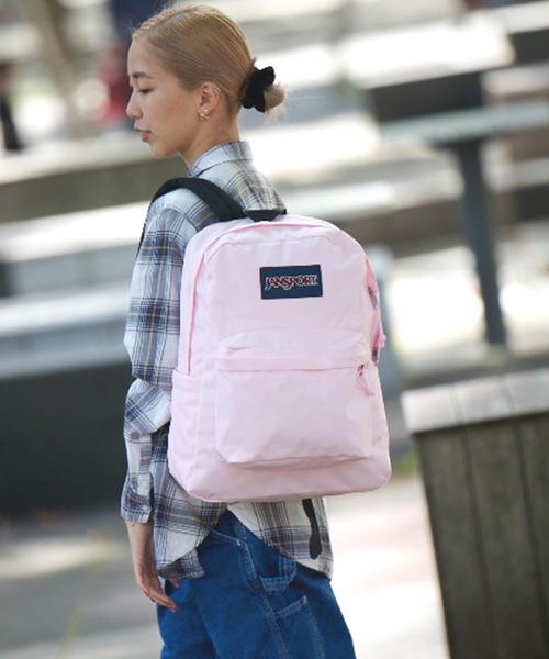 JANSPORT(ジャンスポーツ)の「JANSPORT/ジャンスポーツ バックパック SUPERBREAK PLUS スーパーブレイクプラス PINK ICE 26L JS0A4QUEEX0(バックパック/リュック・メンズ・ピンク・FREE)」の8枚目の写真