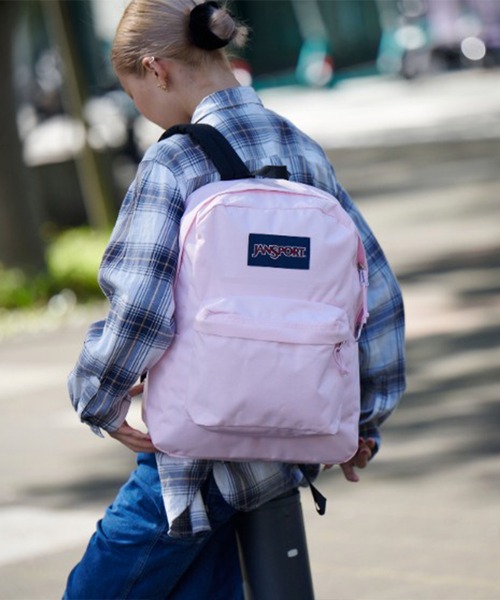 JANSPORT(ジャンスポーツ)の「JANSPORT/ジャンスポーツ バックパック SUPERBREAK PLUS スーパーブレイクプラス PINK ICE 26L JS0A4QUEEX0(バックパック/リュック・メンズ・ピンク・FREE)」の9枚目の写真