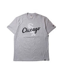 ファナティクス【Fanatics】‐ シカゴ ホワイトソックス 半袖Tシャツ【CHICAGO WHITE SOX MLB OVERLAPPING LOGO S/S TEE GRAY ML0126SS0005 】