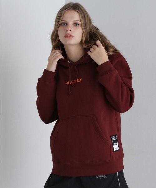 AVIREX（アヴィレックス）の「【WEB&DEPOT限定】A STAR PULL PARKA（パーカー・レディース・ライトグレー/オリーブ/ベージュ/ブラック/バーガンディー/イエロー・F）」の6枚目の写真