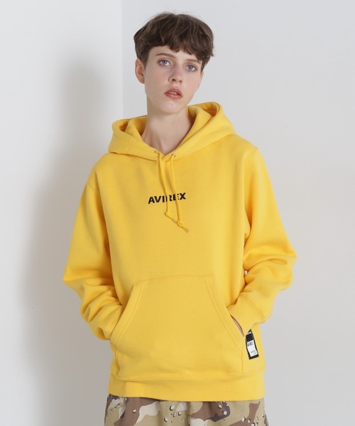 AVIREX（アヴィレックス）の「【WEB&DEPOT限定】A STAR PULL PARKA（パーカー・レディース・ライトグレー/オリーブ/ベージュ/ブラック/バーガンディー/イエロー・F）」の5枚目の写真