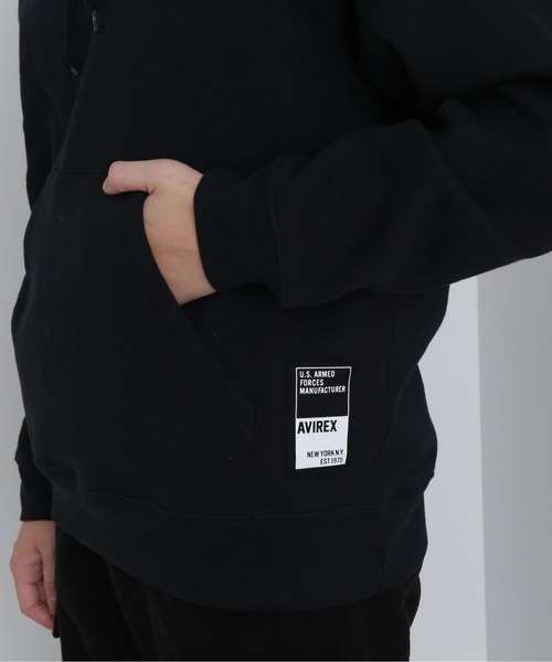 AVIREX（アヴィレックス）の「【WEB&DEPOT限定】A STAR PULL PARKA（パーカー・レディース・ライトグレー/オリーブ/ベージュ/ブラック/バーガンディー/イエロー・F）」の13枚目の写真