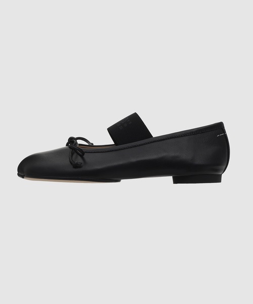 MM6 Maison Margiela(エムエムシックス メゾン マルジェラ)の「BALLET SHOE(バレエシューズ・レディース・ブラック・38/39/36/37)」の1枚目の写真