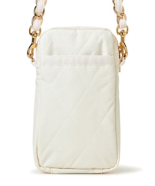 LeSportsac(レスポートサック)の「CHAIN MINI PHONE CRSBDY ルナキルトチェーン(ショルダーバッグ・レディース・ホワイト・FREE)」の6枚目の写真