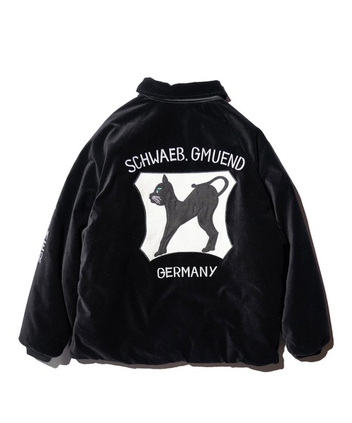 THRIFTY LOOK（スリフティールック）の「THRIFTY LOOK / スリフティールック GERMANY SOUVENIR PADDED JACKET ジャーマニー スーベニア パデッドジャケット（ブルゾン・メンズ・ブラック/ブラック系その他/ブラック系その他2・SMALL/MEDIUM/LARGE）」の13枚目の写真