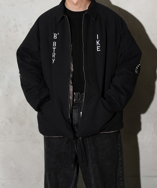 THRIFTY LOOK（スリフティールック）の「THRIFTY LOOK / スリフティールック GERMANY SOUVENIR PADDED JACKET ジャーマニー スーベニア パデッドジャケット（ブルゾン・メンズ・ブラック/ブラック系その他/ブラック系その他2・SMALL/MEDIUM/LARGE）」の9枚目の写真
