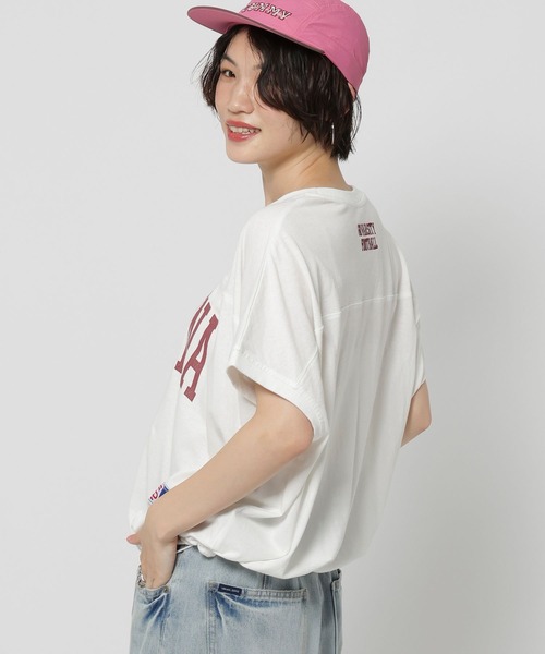niko and...(ニコアンド)の「ドロストアソートBIGTシャツ(Tシャツ/カットソー・レディース・ブラウン/レッド/ナチュラル/オフホワイト・LARGE/MEDIUM)」の14枚目の写真