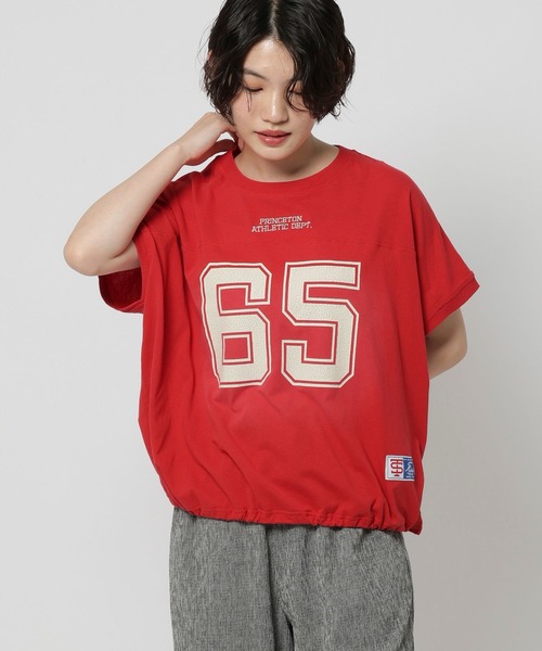 niko and...(ニコアンド)の「ドロストアソートBIGTシャツ(Tシャツ/カットソー・レディース・ブラウン/レッド/ナチュラル/オフホワイト・LARGE/MEDIUM)」の19枚目の写真