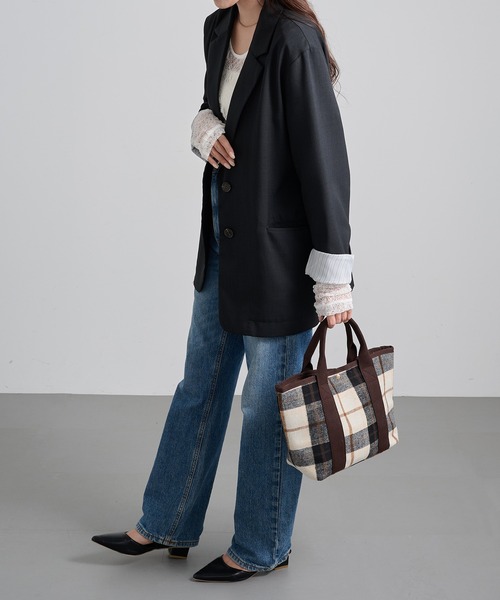 A by MAGASIN DE MODE(エーバイマガジンデモード)の「【A By MAGASIN DE MODE】e.e.p.ぴたっと仕切トート SNBD(トートバッグ・レディース・グレイッシュベージュ/グレー/ベージュ系その他/グリーン系1・FREE)」の14枚目の写真