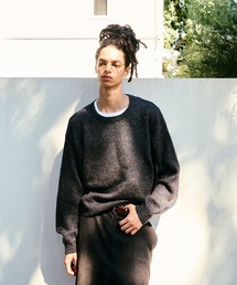 Elanque(�G�����N)��Melange Knit / �������W�j�b�g(�j�b�g/�Z�[�^�[)