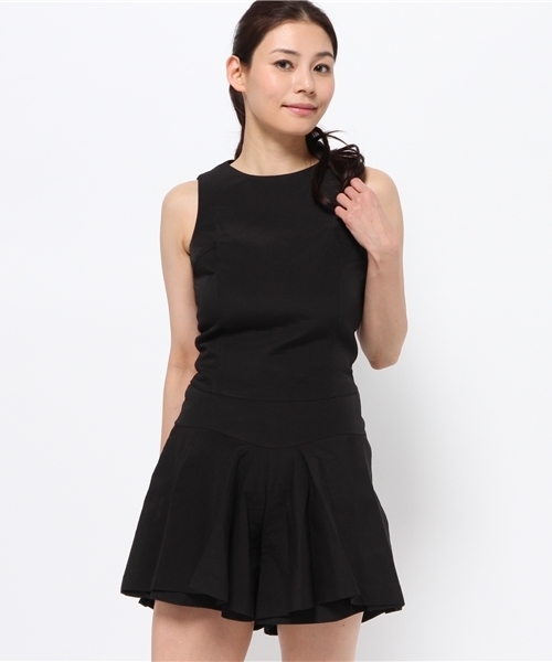 OUTLET(アウトレット)の「【'PalinkA】ジャガードオールインワン(つなぎ/オールインワン・レディース・ブラック・36)」の1枚目の写真