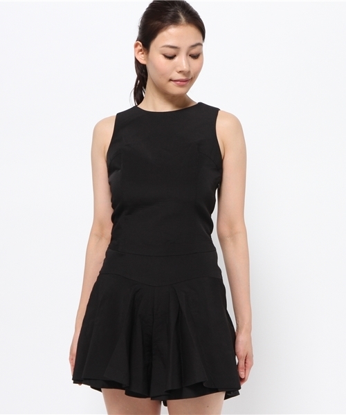 OUTLET(アウトレット)の「【'PalinkA】ジャガードオールインワン(つなぎ/オールインワン・レディース・ブラック・36)」の2枚目の写真