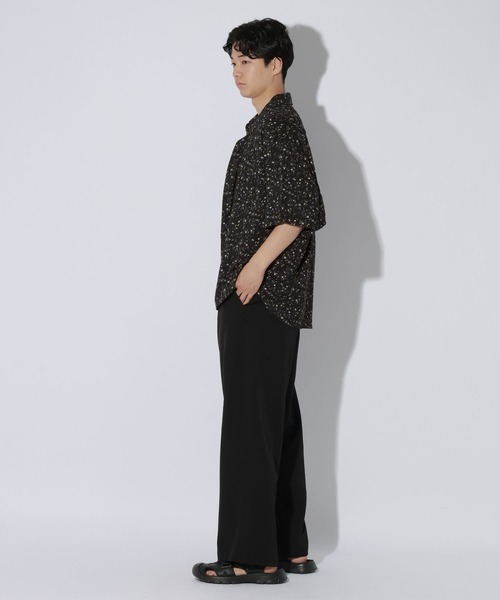 LAKOLE(ラコレ)の「柄カット楊柳半袖シャツ / 1009854(シャツ/ブラウス・メンズ・ホワイト/ブラック/ネイビー・MEDIUM/LARGE)」の11枚目の写真