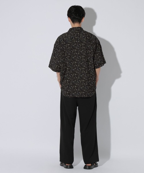 LAKOLE(ラコレ)の「柄カット楊柳半袖シャツ / 1009854(シャツ/ブラウス・メンズ・ホワイト/ブラック/ネイビー・MEDIUM/LARGE)」の12枚目の写真