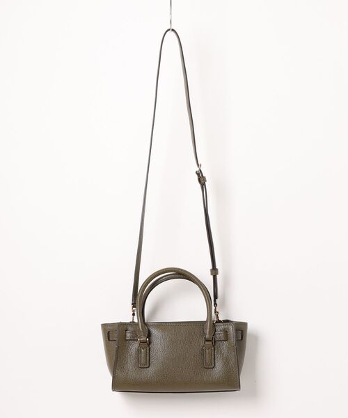 MICHAEL KORS(マイケルコース)の「HAMILTON MODERNE レザー クロスボディ エクストラスモール(ショルダーバッグ・レディース・グリーン系・FREE)」の6枚目の写真