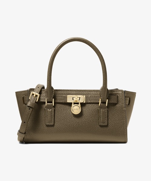 MICHAEL KORS(マイケルコース)の「HAMILTON MODERNE レザー クロスボディ エクストラスモール(ショルダーバッグ・レディース・グリーン系・FREE)」の1枚目の写真