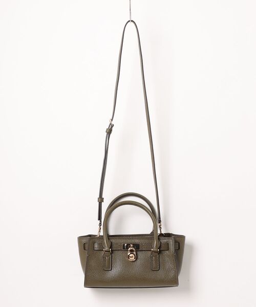 MICHAEL KORS(マイケルコース)の「HAMILTON MODERNE レザー クロスボディ エクストラスモール(ショルダーバッグ・レディース・グリーン系・FREE)」の5枚目の写真