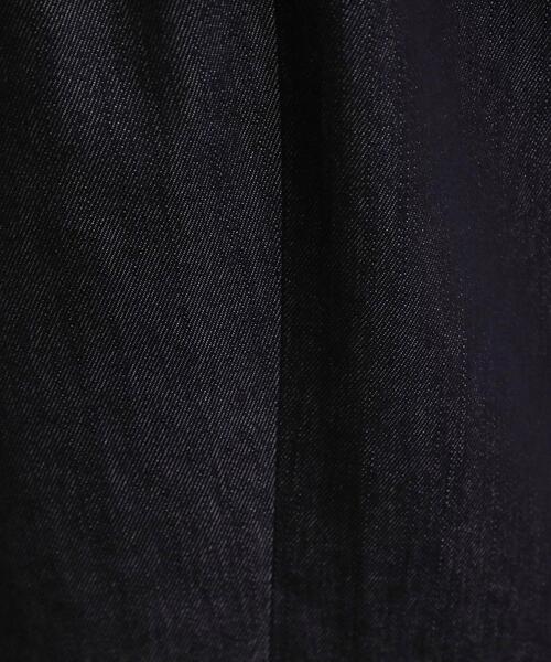 tk.TAKEO KIKUCHI(ティーケータケオキクチ)の「【色褪せしにくいデニム】Comfy Fadeless Denim Seriesワイドストレートデニム(デニムパンツ・メンズ・ネイビー/ブラック・03/02/01)」の11枚目の写真