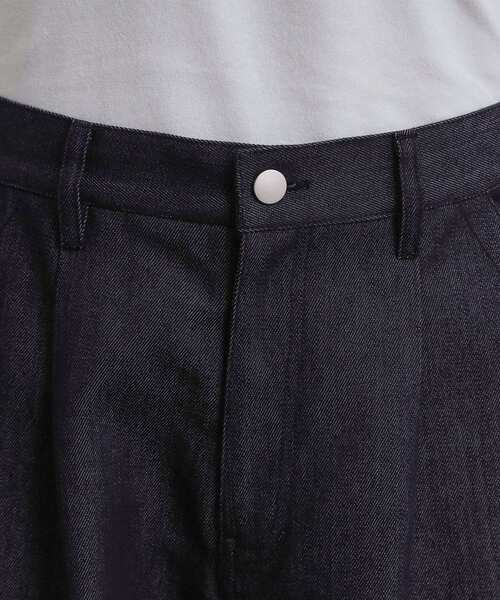 tk.TAKEO KIKUCHI(ティーケータケオキクチ)の「【色褪せしにくいデニム】Comfy Fadeless Denim Seriesワイドストレートデニム(デニムパンツ・メンズ・ネイビー/ブラック・03/02/01)」の15枚目の写真