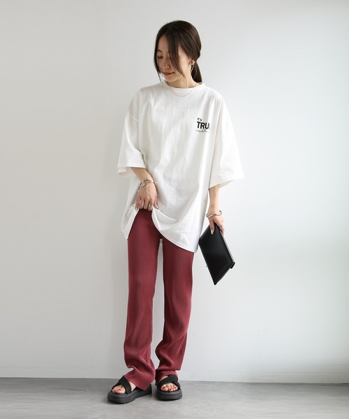 and it_(アンドイット)の「プリーツパンツ(その他パンツ・レディース・マスタード/テラコッタ/ブラウン/ピンク/チャコール/ブラック・M)」の11枚目の写真
